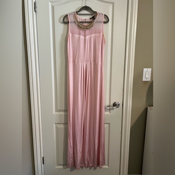 Long Sleeveless Pink Dress (Mango) - Picture 1 of 2